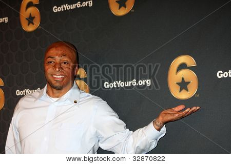 LOS ANGELES - MAY 10:  JR Martinez arrives at the Launch of Got Your 6  at SAG / AFTRA Headquarters on May 10, 2012 in Los Angeles, CA