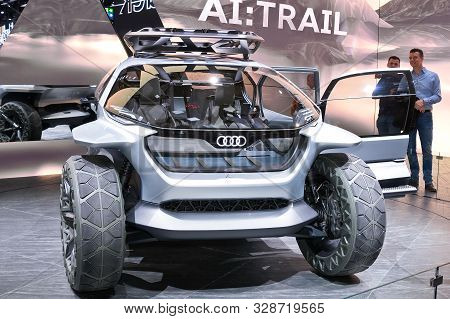 Frankfurt-september 19:  Audi Ai:trail At The Frankfurt International Motor Show On September 19, 20