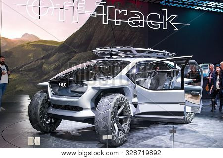 Frankfurt-september 19:  Audi Ai:trail At The Frankfurt International Motor Show On September 19, 20