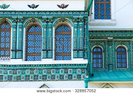 The Restored Tiled Decor Of The Cathedral Of The Resurrection Of Christ In The Resurrection New Jeru