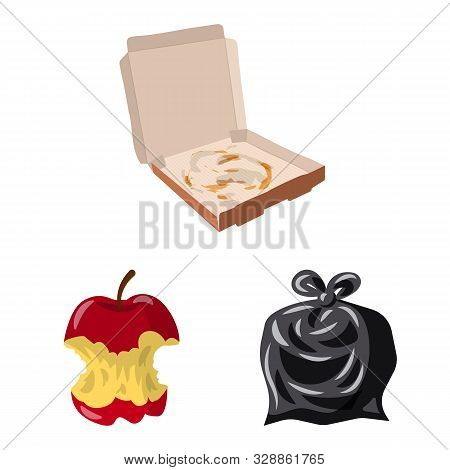 Vector Illustration Of Environment And Waste Icon. Collection Of Environment And Ecology Vector Icon