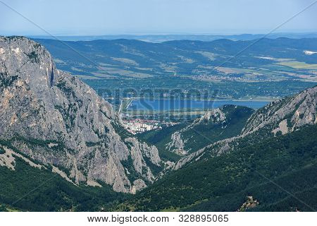 Landscape Of Vratsata Pass,  Town Of Vratsa And Village Of Zgorigrad At Balkan Mountains, Bulgaria