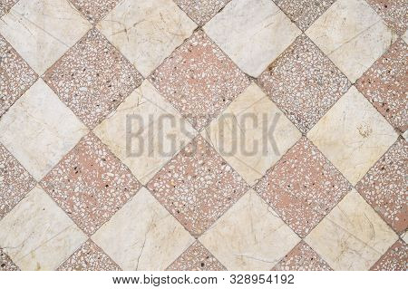 Background Texture Of Tiled Flooring. Building Materials For The Floor.
