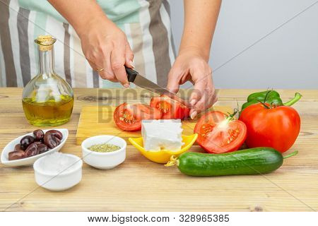 Natural Sea Salt On Wooden Background. Anthos Sea Salt. Flakes Of Natural Sea Salt. Crystals Of Sea 