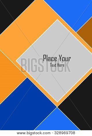 Bright Vector Modern Design Template. Annual Report Elements For Your Work. Colorful Layout, Magazin