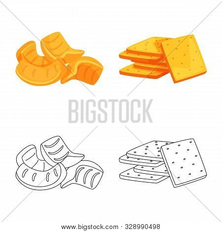 Vector Illustration Of Oktoberfest And Bar Icon. Set Of Oktoberfest And Cooking Vector Icon For Stoc