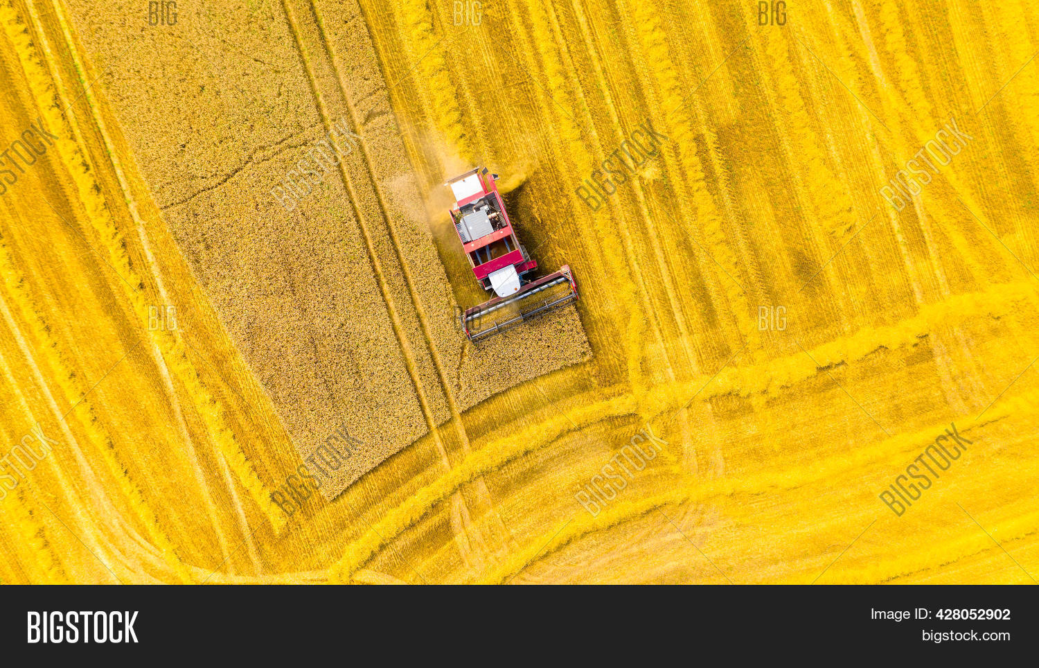 Aerial View Combine Image & Photo (Free Trial) | Bigstock