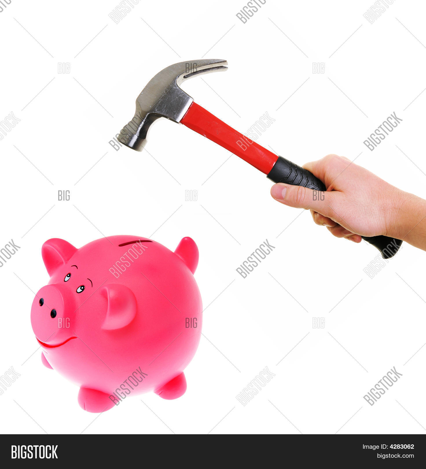 Smashing Piggybank Image & Photo (Free Trial) Bigstock