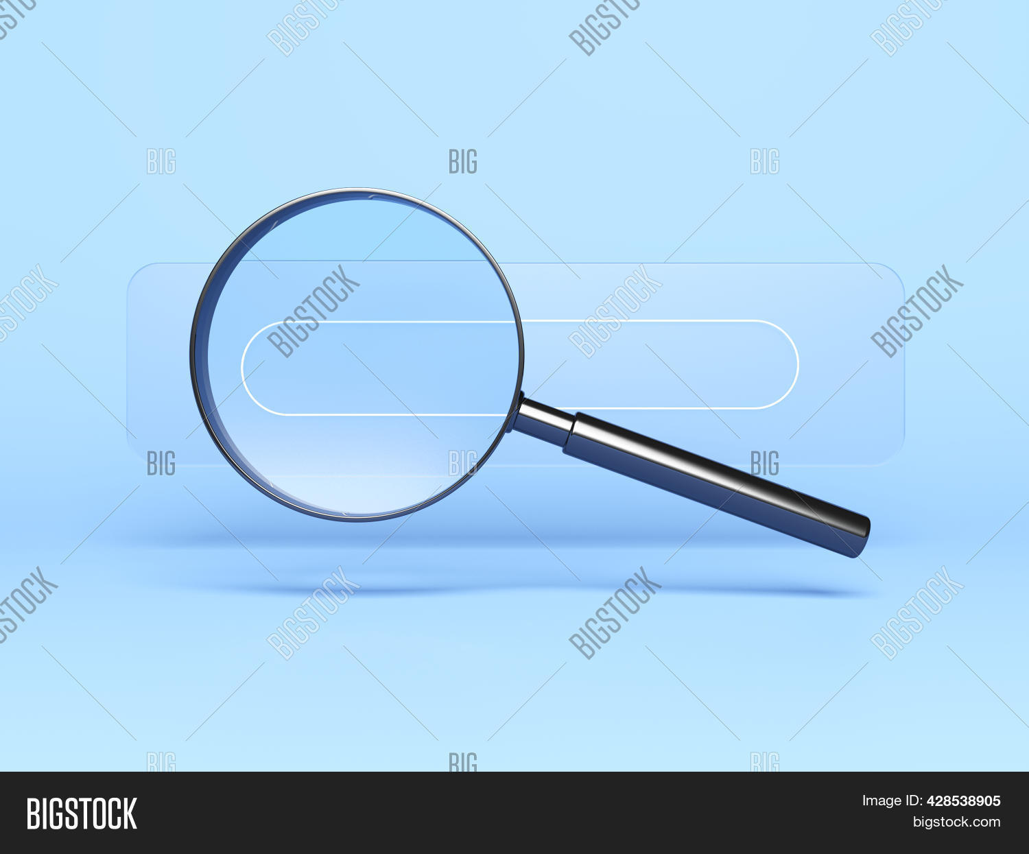 Search Bar Magnifier. Image & Photo (Free Trial) Bigstock
