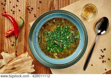 Original Georgian Meat Soup Kharcho With Beef