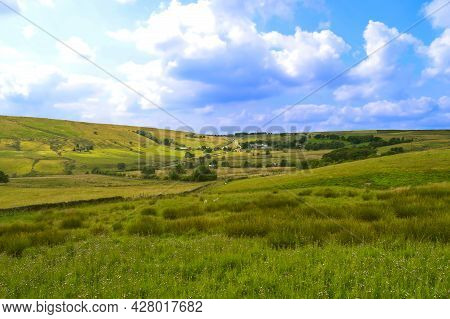 Castleshaw Village Houses In The Heart Of Saddleworth, Oldham In Greater Manchester