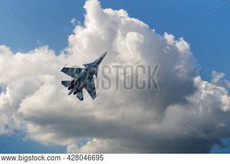 Zhukovsky, Russia-july 23, 2021: Maks-2021 International Air Show, An Exhibition Of Aircraft And Hel