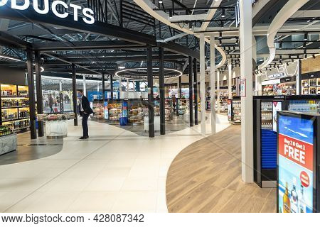 Duty Free Shop Of The New Terminal Of Thessaloniki International Airport