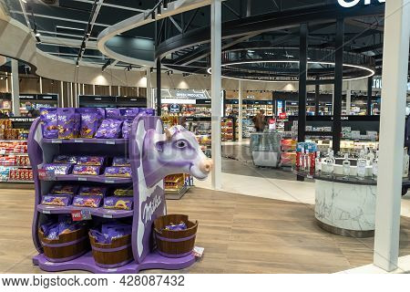 Duty Free Shop Of The New Terminal Of Thessaloniki International Airport