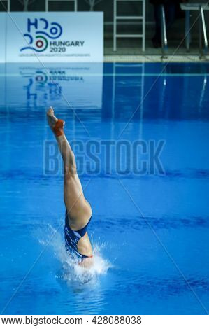 Kyiv, Ukraine - August 5, 2019: Maissam Naji Of France Performs During Team Event Final Of The 2019 