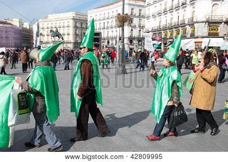 Madrid protester mod Bankia