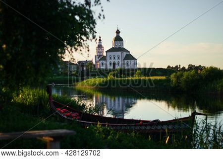 Russia, Suzdal, June 2021: Church Of Elijah The Prophet On Ivanova Hill In Suzdal