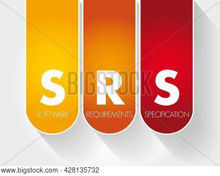 Srs - Software Requirements Specification Acronym, Technology Concept Background