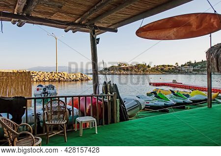 Kusadasi,aydin,turkey- July 25,2021.the View From Pinebay Holiday Village And Resort In Kusadasi, In