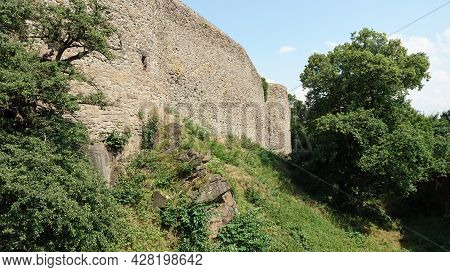 View Of The Fortifications Of The Castle Helfstyn In The Czech Republic.