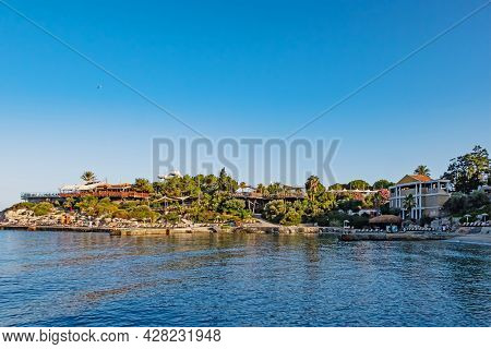 Kusadasi,aydin,turkey- July 19,2021.the View From Pinebay Holiday Village And Resort In Kusadasi, In