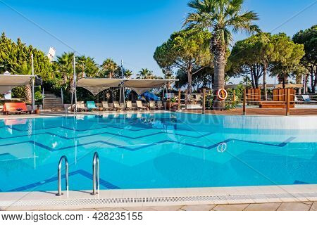 Kusadasi,aydin,turkey- July 19,2021.the View From Pinebay Holiday Village And Resort In Kusadasi, In