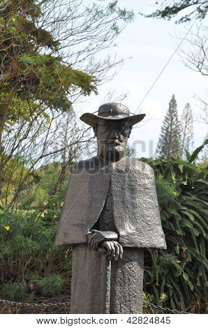 Father Damien's Church in Molokai, Hawaii