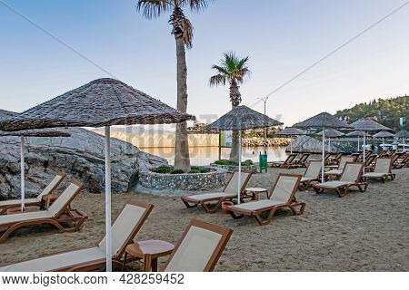 Kusadasi,aydin,turkey- July 20,2021.the View From Pinebay Holiday Village And Resort In Kusadasi, In