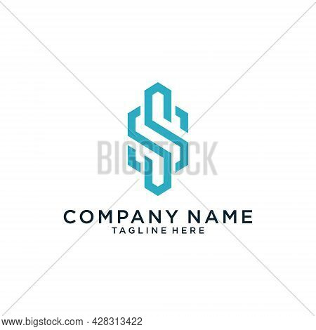 Initial Letter S Vector Logo Design Template.