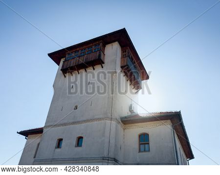 The Upper Town With The Tower Of Captain Husein Gradascevic In Gradacac Castle In Town Of Gradacac, 