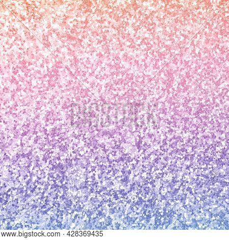 Colorful glittery rainbow background texture