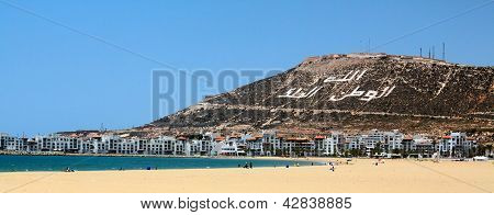 Bella spiaggia (foto Made In Agadir, Marocco)
