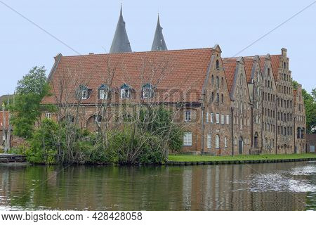 Salzspeicher In Luebeck, A Hanseatic City In Northern Germany
