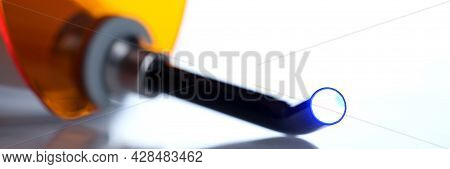 Dental Device And Uv Light Treatment Closeup
