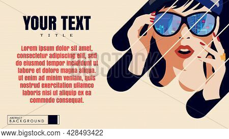 Fashion Banners Templete With For Your Design. Vector Illustration