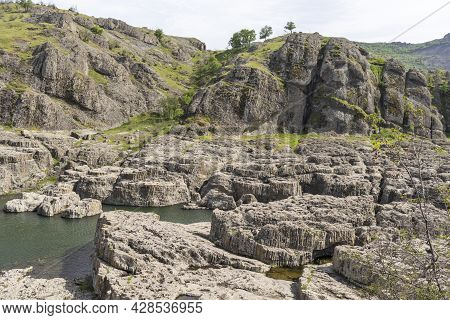 Sheytan Dere (shaitan River) Canyon Under The Dam Of Studen Kladenets Reservoir, Bulgaria