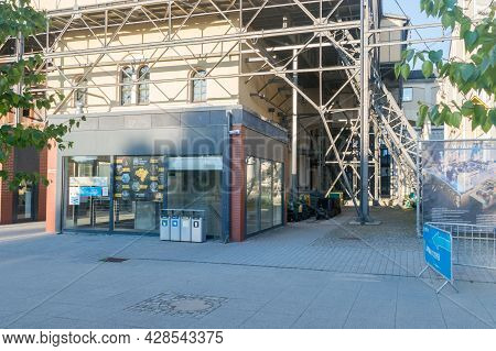 Walbrzych, Poland - June 3, 2021: Walbrzych Cultural Center At Old Coal Mine.
