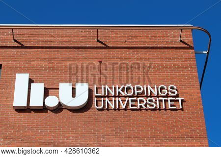 Norrkoping, Sweden - August 25, 2018: Linkoping University (linkopings Universitet) Campus In Norrko