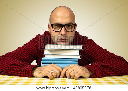 Student z książki