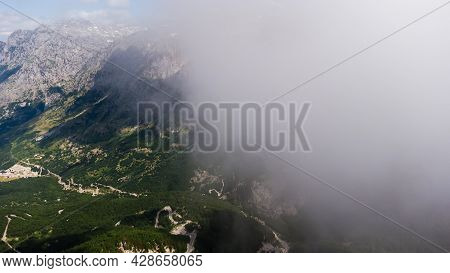 Amazing View Of Mountain In Albanian Alps
