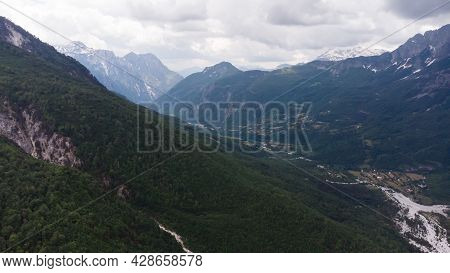 Amazing View Of Mountain In Albanian Alps