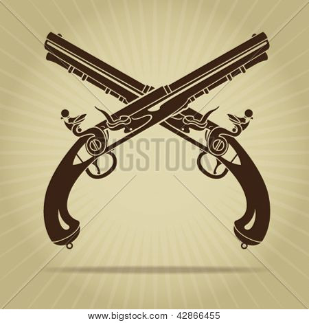 สินค้าที่ต้องข้าม Flintlock วินเทจ