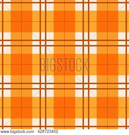 Checkered Scottish Traditional Pattern, An Ornament For Fabric, Plaid, Celt. Bright Pattern For Pack