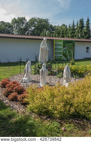 Chelm, Poland, Juny 5, 2019: Shrine, The Basilica Of The Virgin Mary In Chelm In Eastern Poland Near