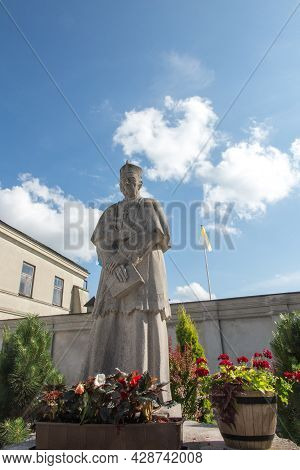 Monument To The Primate Of Poland, Cardinal Stefan Wyszyński, Who Is To Be Soon Blessed, Standing In