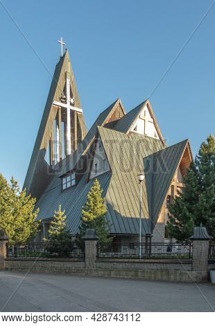 Bachledowka With The New Church Of The Pauline Fathers, A Place At The Foot Of The Tatra Mountains, 