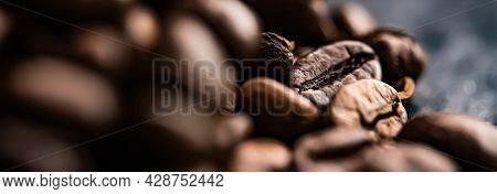 Coffee Beans Background, Roasted Signature Bean With Rich Flavour, Best Morning Drink And Luxury Ble