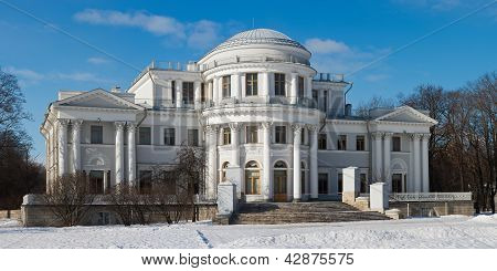 Елагин дворец в зимний период