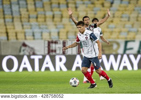 Rio, Brazil - August 3, 2021: Rafael Carrascal Player In Match Between Fluminense Vs Cerro Porteno B