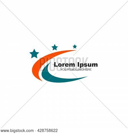 Abstract C Letter Logo Template Vector Icon Design